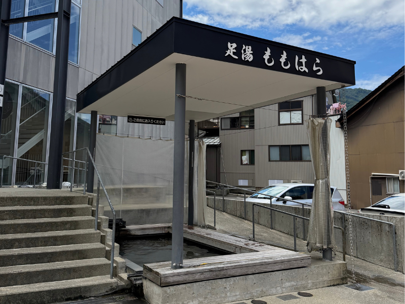 宇奈月駅周辺の足湯